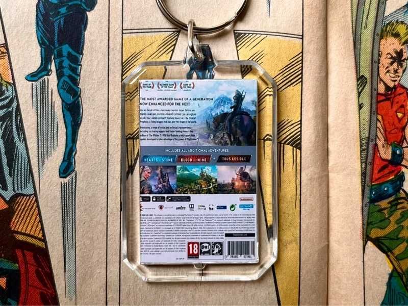 Brelok dwustronny Wiedźmin 3 Complete Edition - PS5