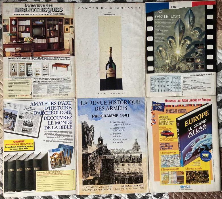 Revistas Historama Anos '80 e '90 (preço unitário)