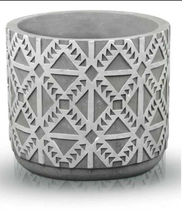 Osłonka ceramiczna wzory, szara
