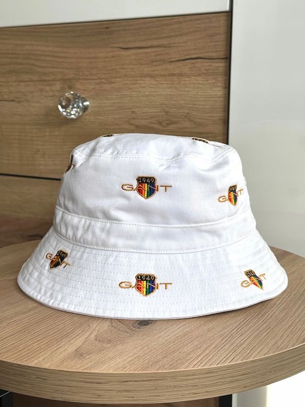 Gant Pride Kapelusz Czapka Bucket Hat Logowany Biały r. S/m