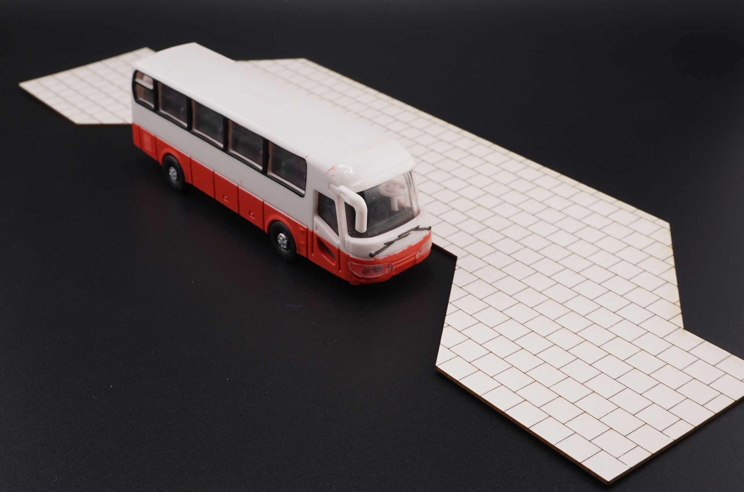 Zatoczka autobusowa z chodnikiem H0 1:87 TYP 14100