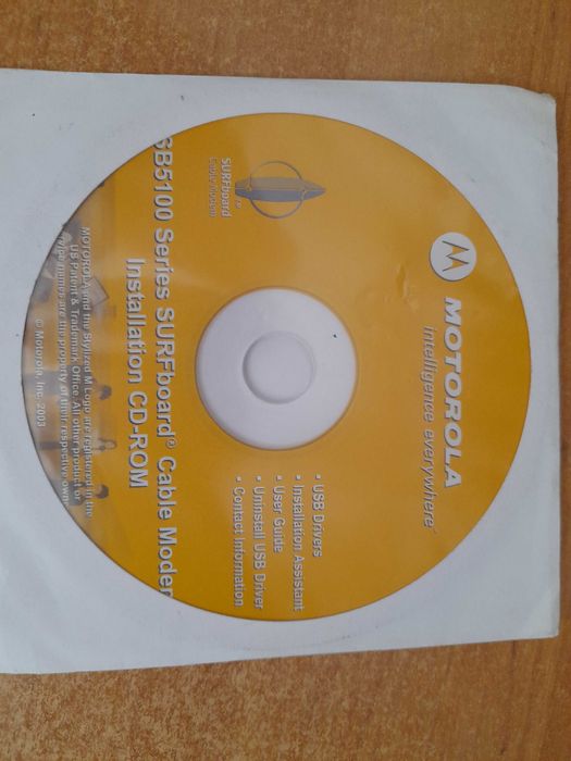 Płyta kolekcjonerska Motorola Cable Modem