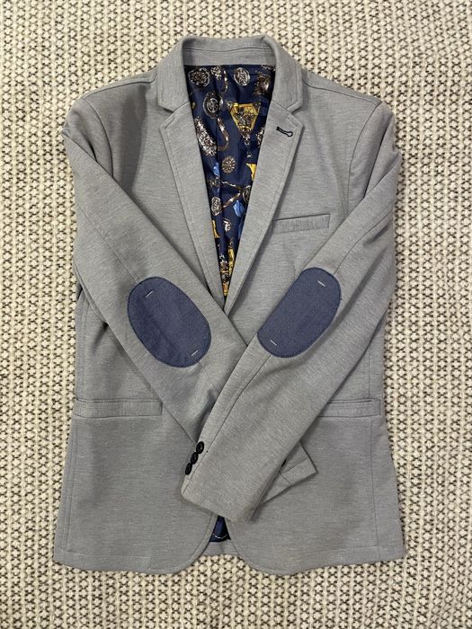 Піджак кежуал сірий на хлопця (розмір 158)