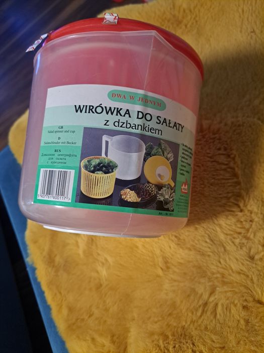 Wirowka do sałaty z dzbankiem. Nowa
