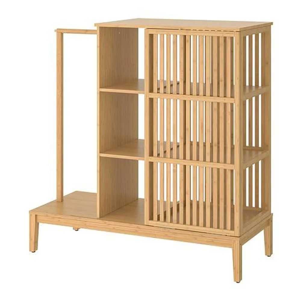 Roupeiro bambu IKEA NORDKISA