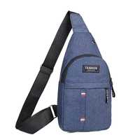 Стильная мужская сумка  рюкзак, мессенджер Fashion синяя