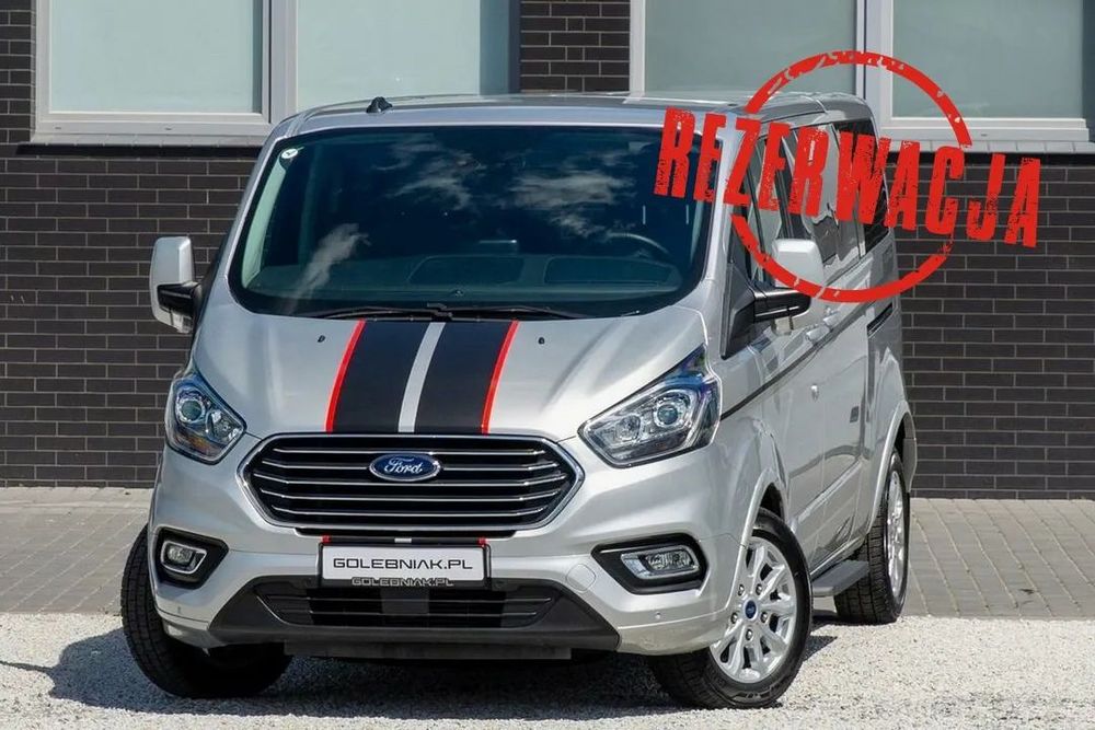 Ford Tourneo Custom AUTOMAT 8-osób Titanium X | 29.000km | skóry ogrzewanie postojowe