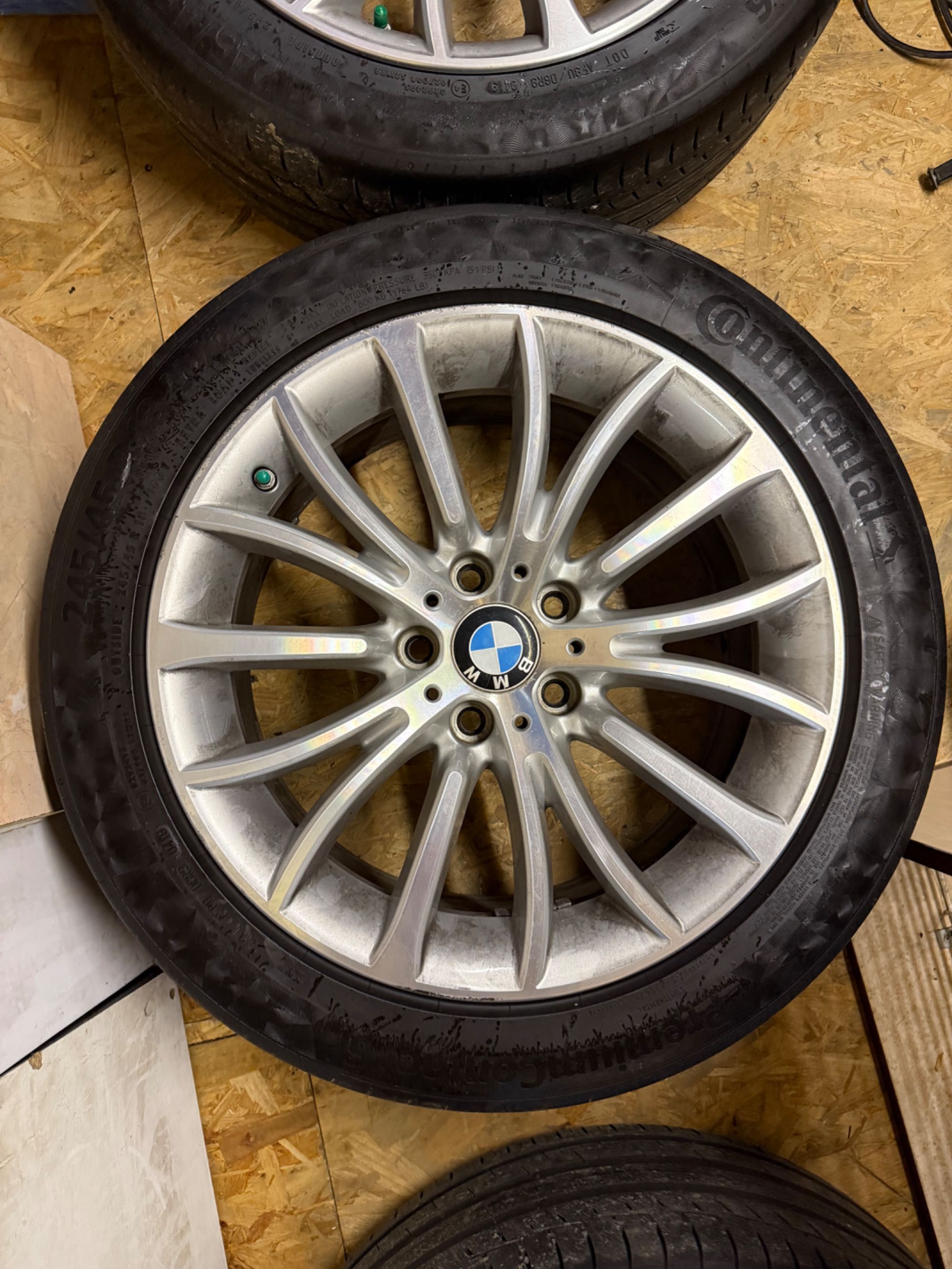 BMW koła 245/45 R18  Felgi aluminiowe 18" Wzór Styling Multi Spoke 454