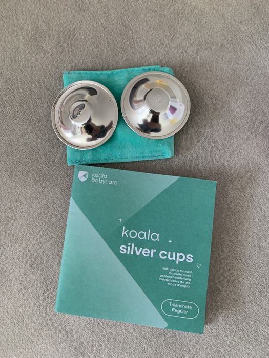 Biberoes, silver cups, bomba medela