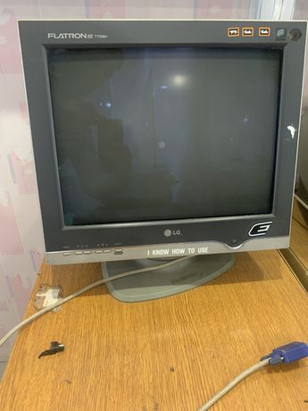 Монитор LG Flatron 2шт + системный блок Pentium 4