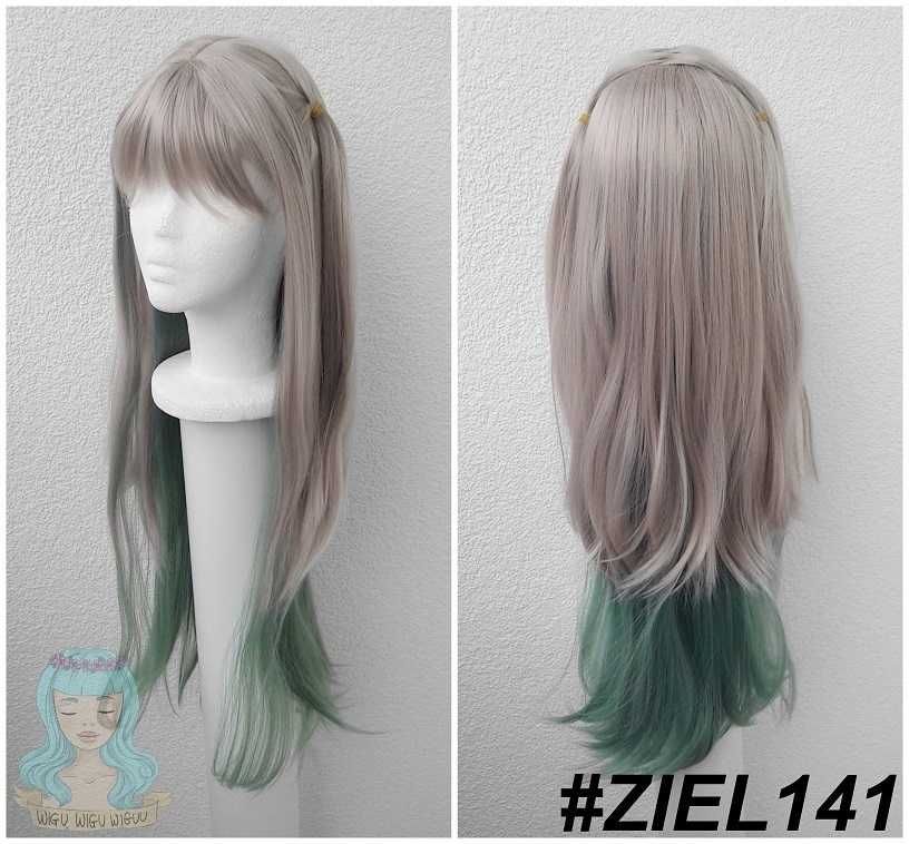 Toilet bound Hanako Yashiro Nene cosplay wig peruka szara zielona