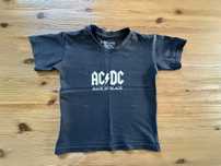 T-shirt ACDC czarny 110/116cm