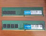 2x 4GB Memória Ram Crucial DDR4