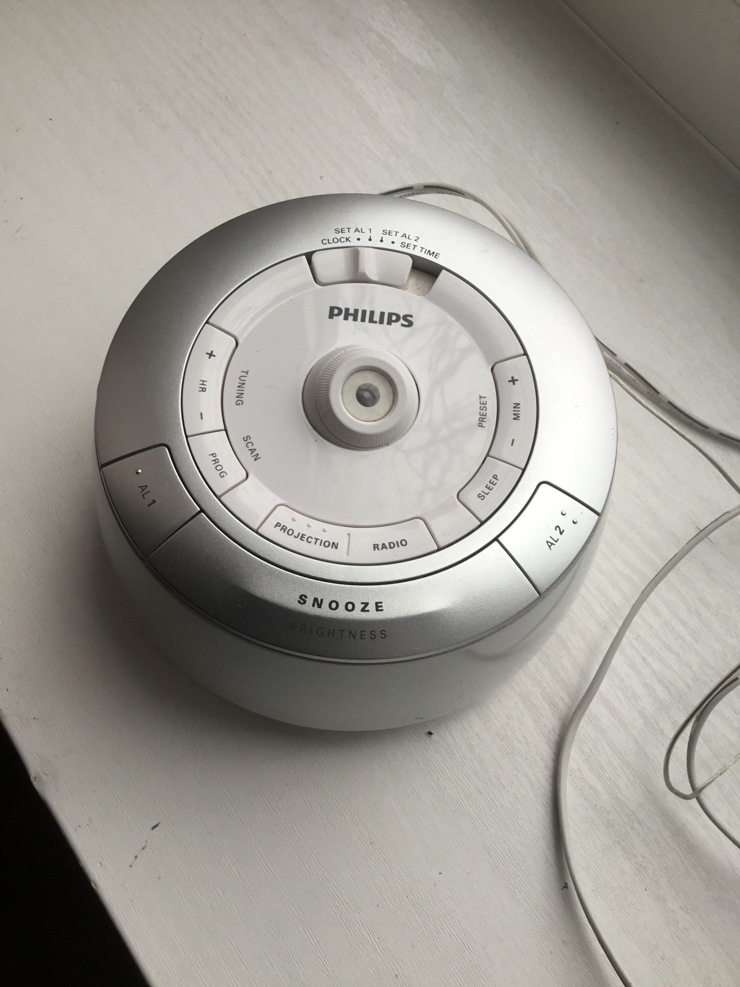 Philips AJ5030/12, будильник с проекцией