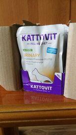 Kattovit Urinary w saszetkach - Indyk, 23 x 85 g Karma mokra dla kota.