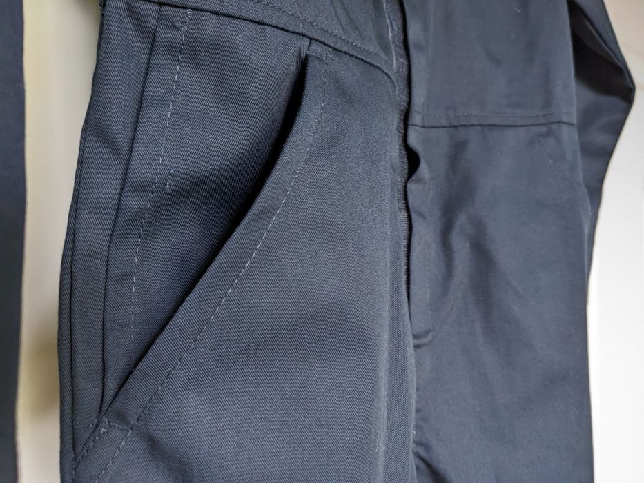 Strój roboczy kombinezon drelich 9-10 lat *nowy* granat