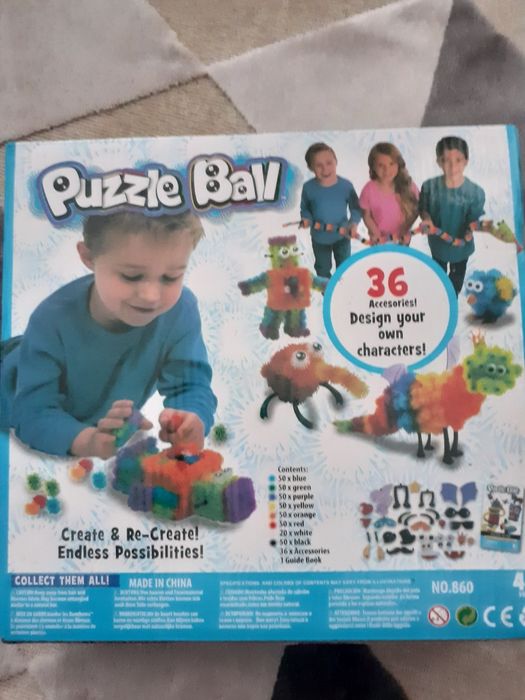 Bunchems Puzzel Ball 400 elementów