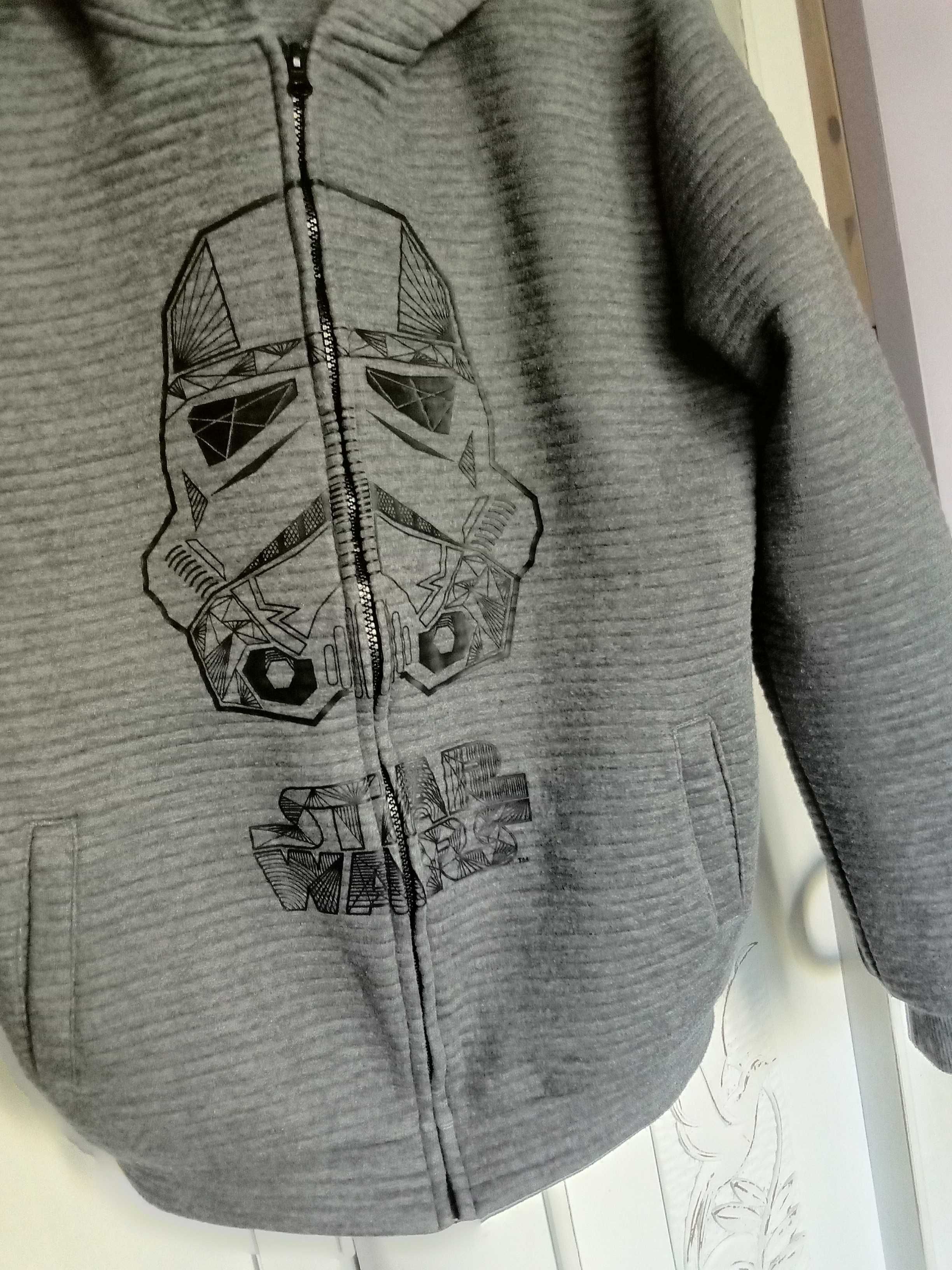 jak NOWA bluza chłopięca męska Cool club bawełna Star Wars 176 cm M