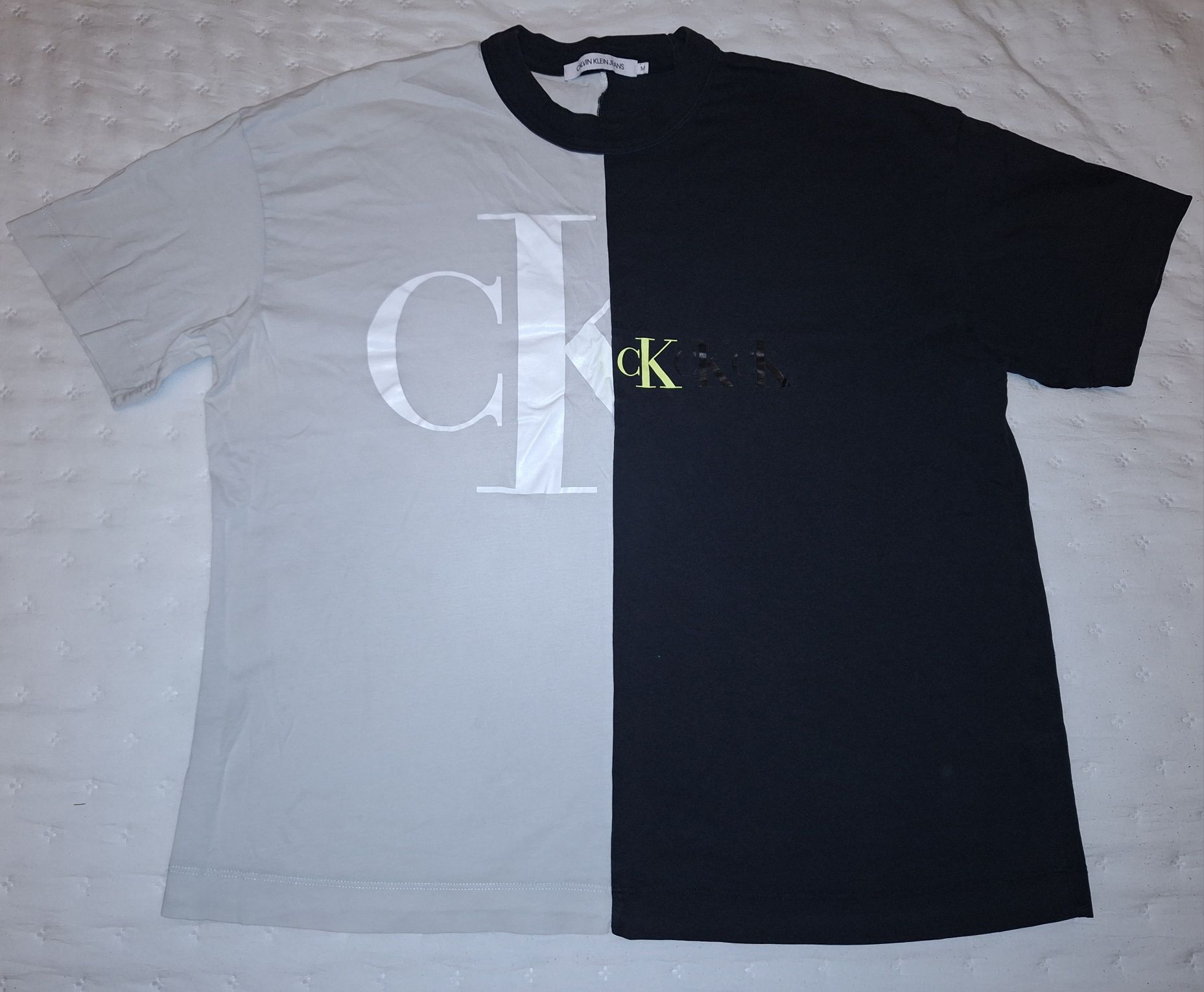 Calvin Klein czarno biała koszulka rM