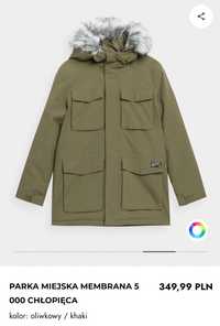 Kurtka parka 4F oliwkowy/khaki