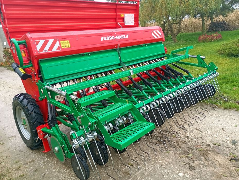 Popokazowy JAK NOWY !! Siewnik talerzowy 3m Agro masz Komputer Unia Am