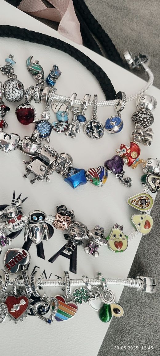 Акція Pandora Пандора намистини Шармы серце квітка Дісней Міккі авока