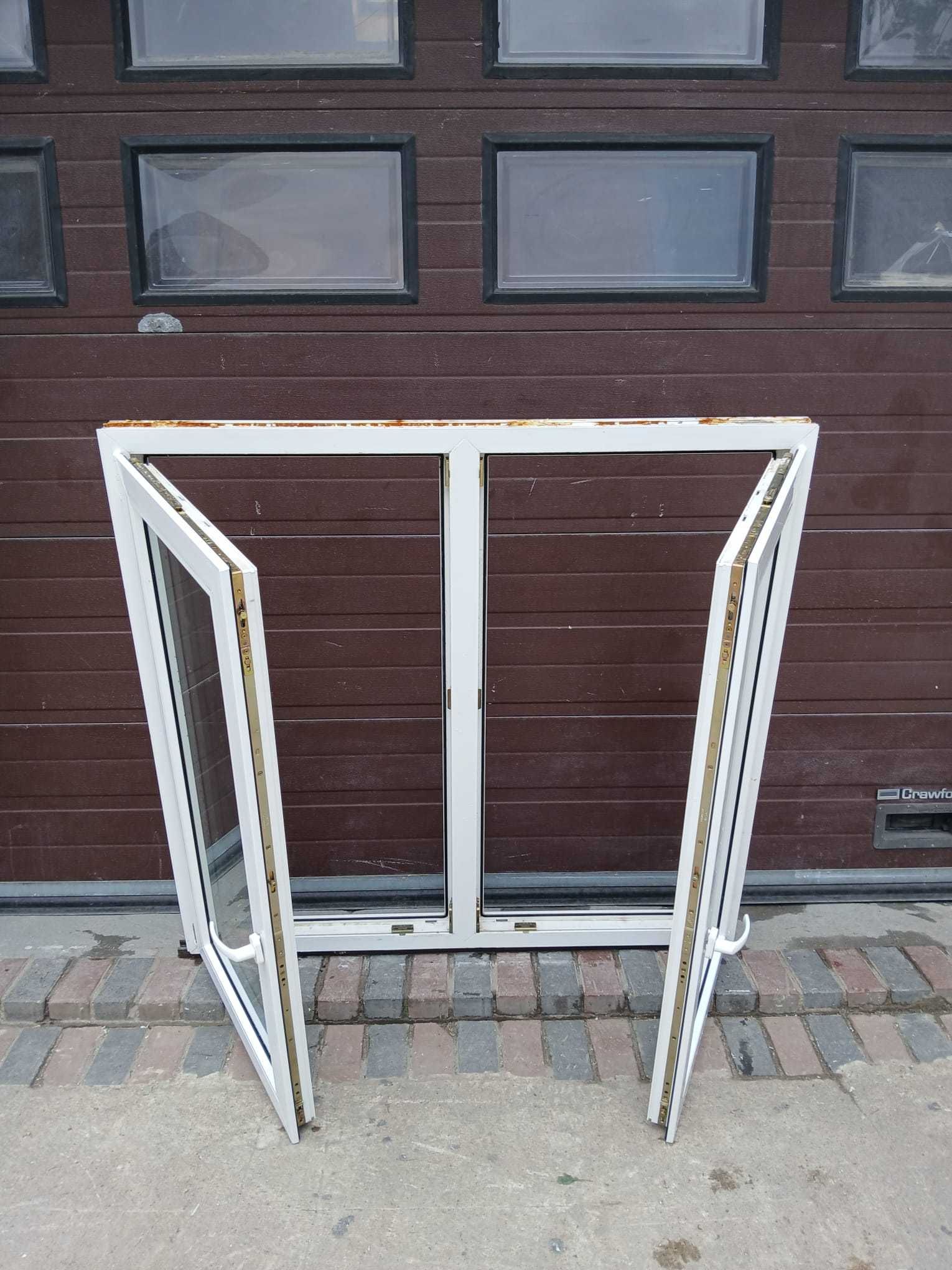 Okna PCV okno białe 140x138 Niemieckie używane DOWÓZ CAŁY KRAJ
