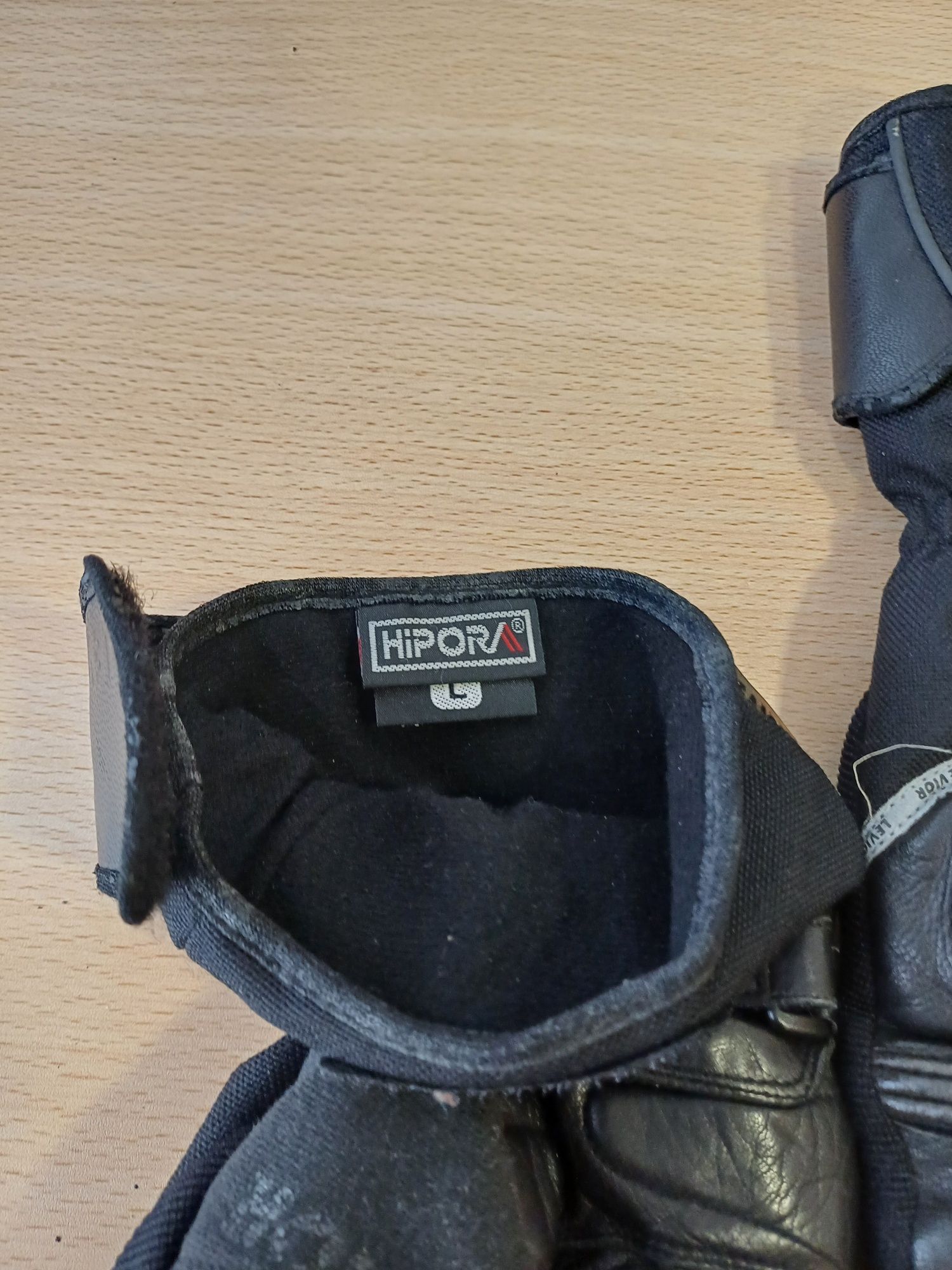 Luvas pretas para moto, tamanho L