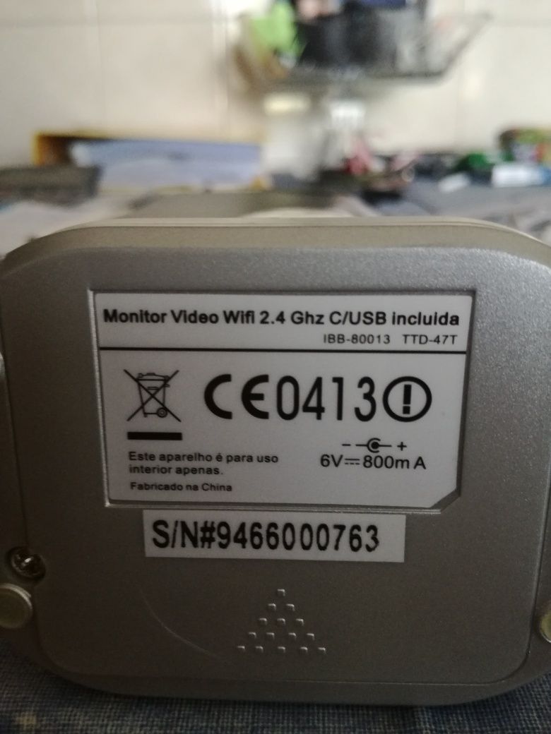 Monitor de video interior 2.4 Ghz