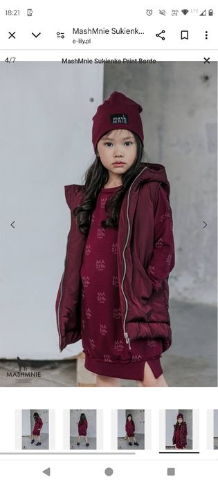 Tunika sukienka Mashmnie 140/146