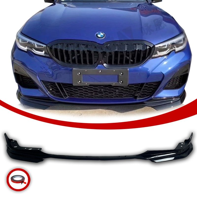 BMW G20 G21 Przedni Splitter Dokładka Zderzaka MP Przedlfit Czarny