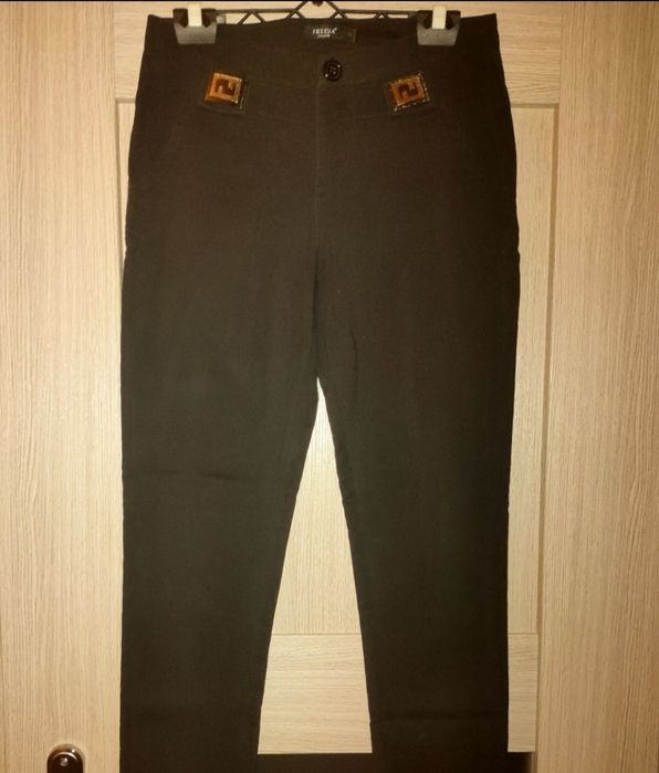 Czarne eleganckie spodnie Freesia 36 S