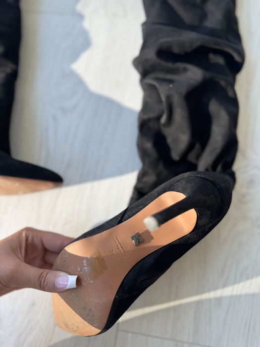 Kozaki za kolano na szpilce Kazar 39