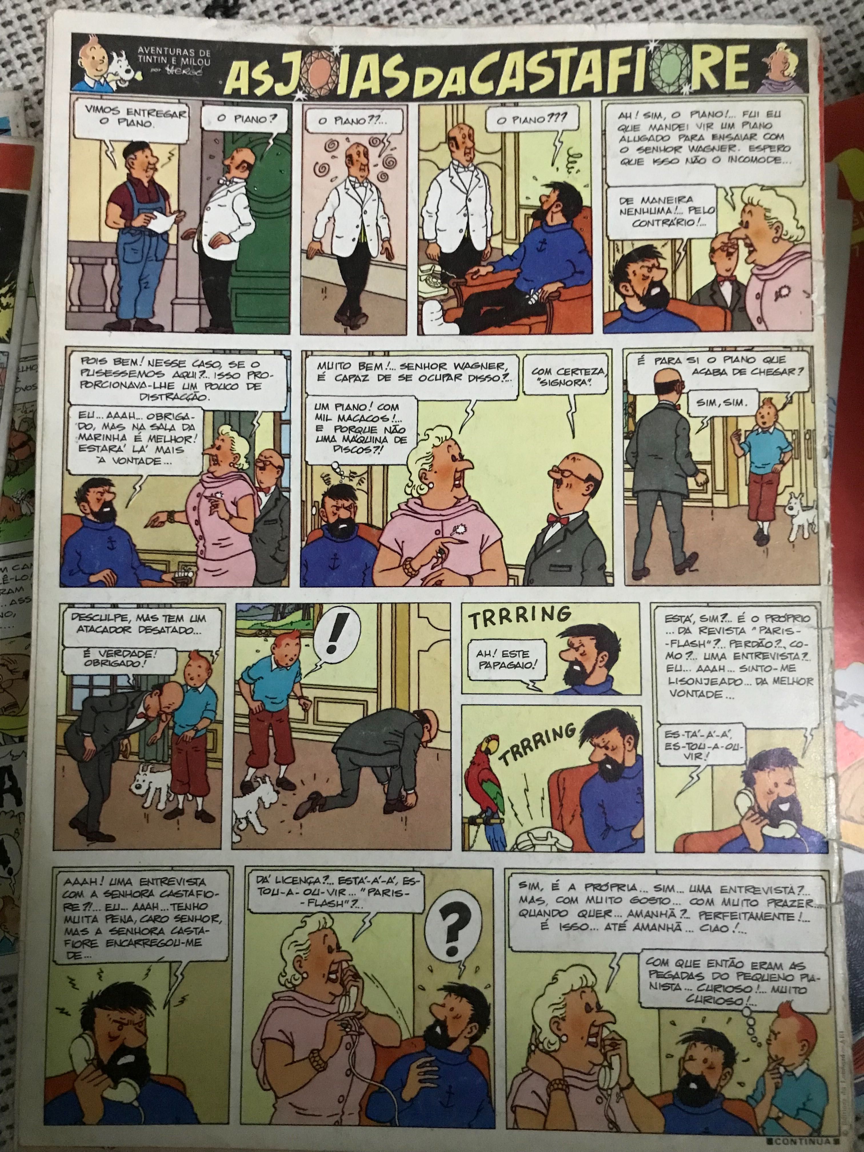 Tintin revistas semanais