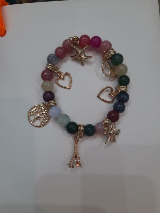 Nowa bransoletka damska na gumce