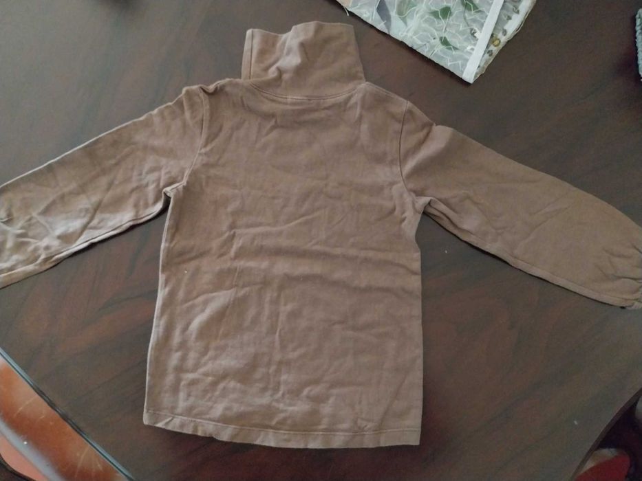 Camisola de gola alta, castanha, GRD kids, 4 anos