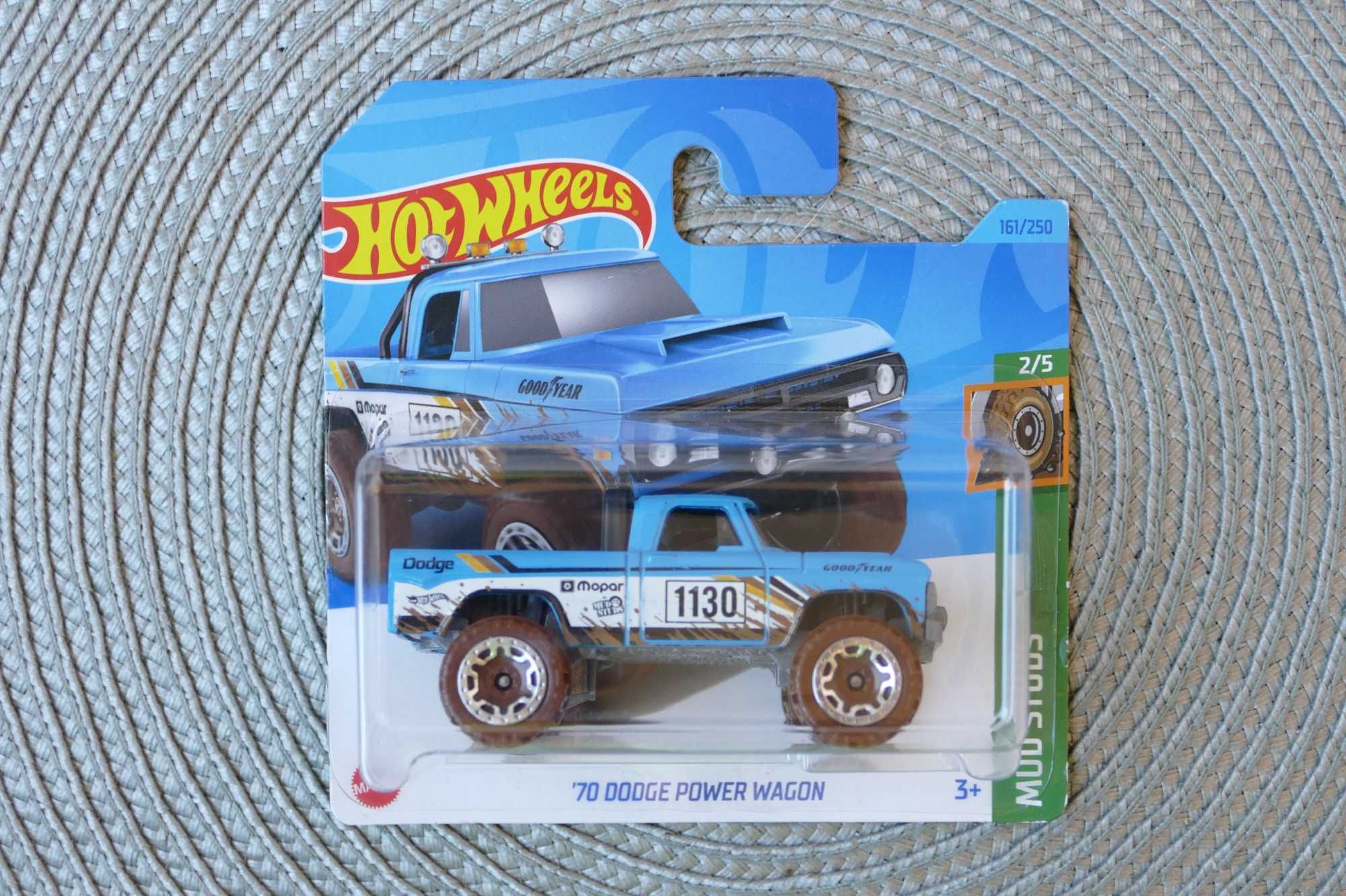Hot Wheels autko "Resorak" '70 DODGE POWER WAGON edycja 2023r.