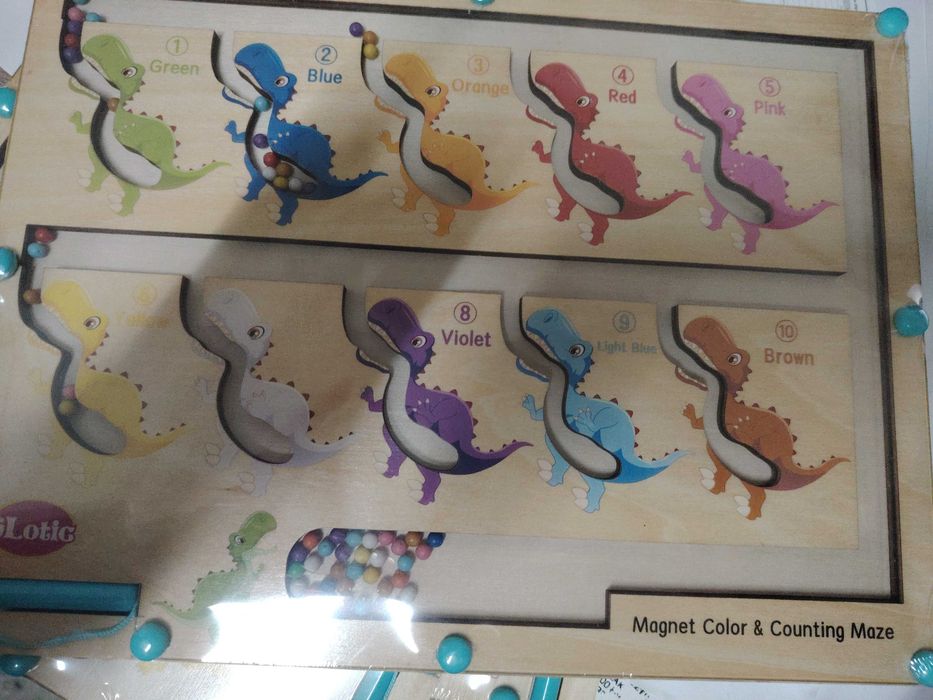 Magnetyczna układanka do nauki kolorów