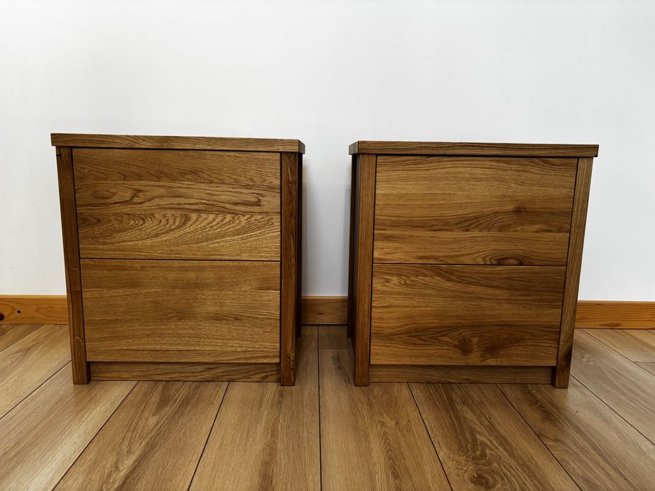 Dębowe szafki nocne