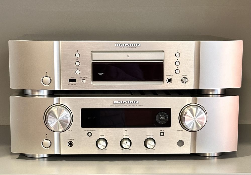 Wzmacniacz Marantz PM7000N plus odtwarzacz CD CD6007 rachunek, komplet