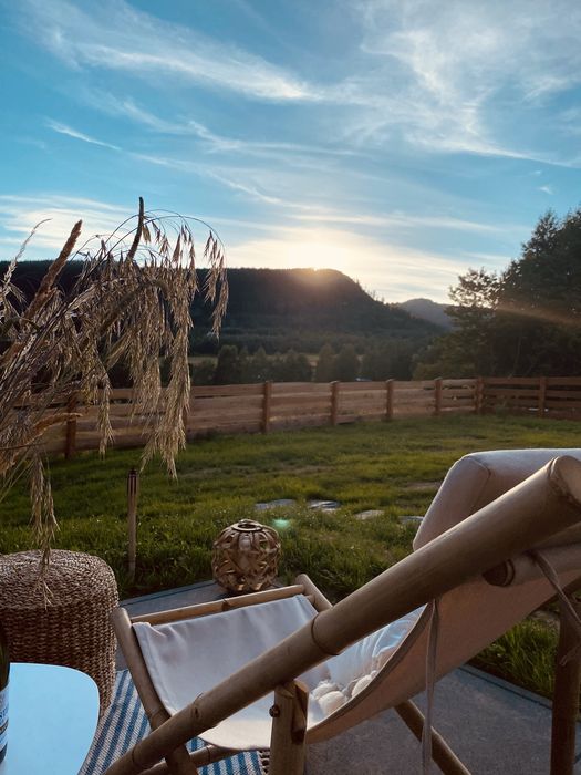 Domek z balia w górach Sowich Łomnica