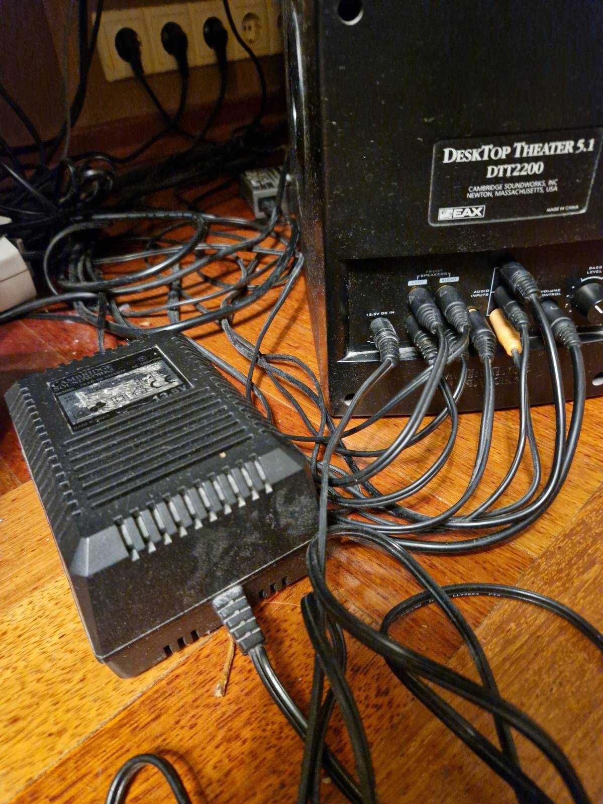 creative cambridge soundworks dtt2200 5.1 сабвуфер