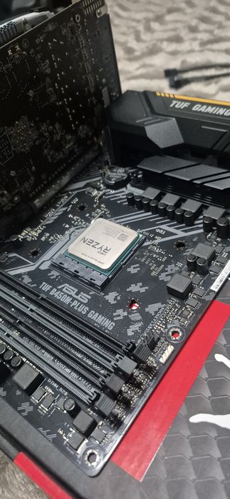 Материнська плата Аsus B450+raizen 52600+ RX570/ 8gв комплект.