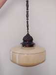 Lampa wisząca szklana, retro, vintage