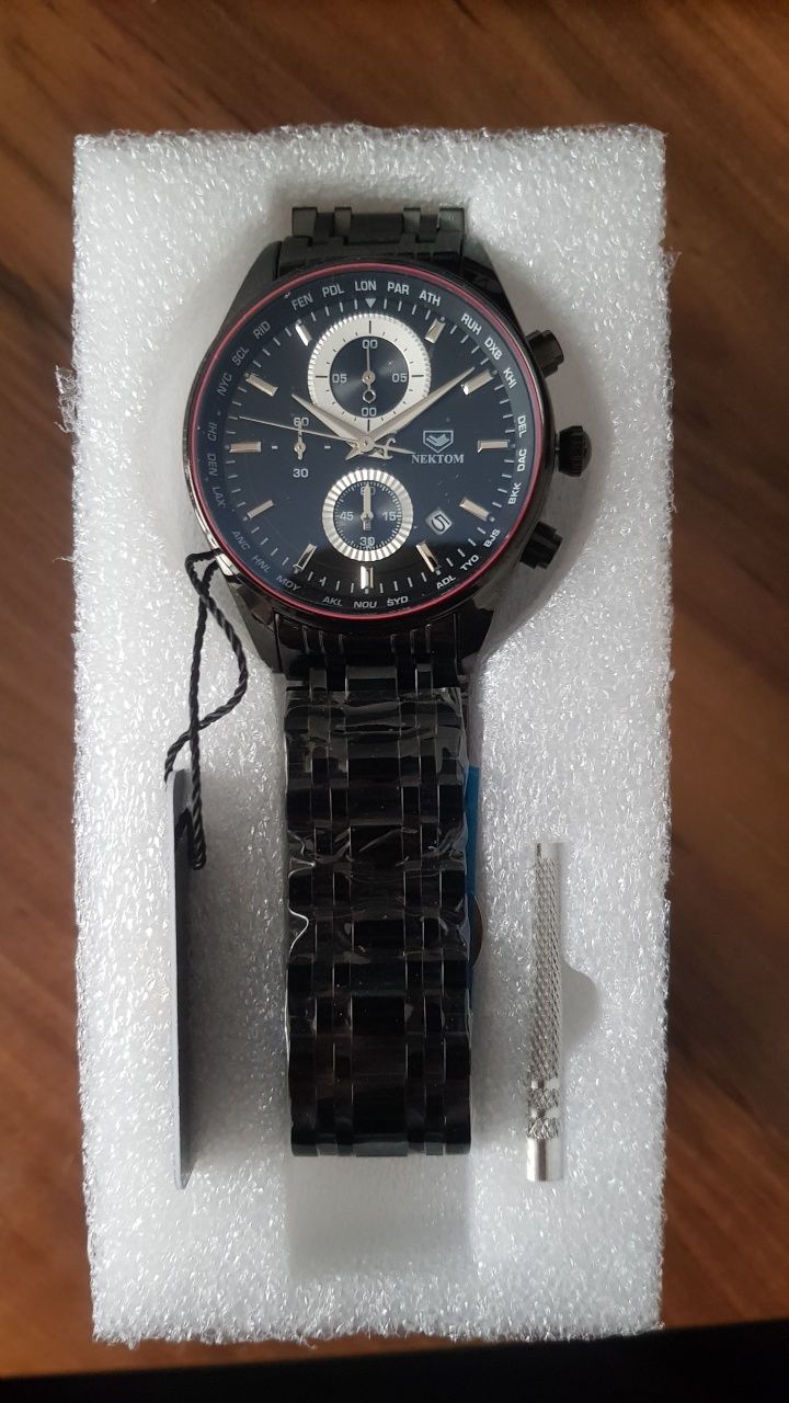 NOWY 41mm Zegarek Męski NEKTOM