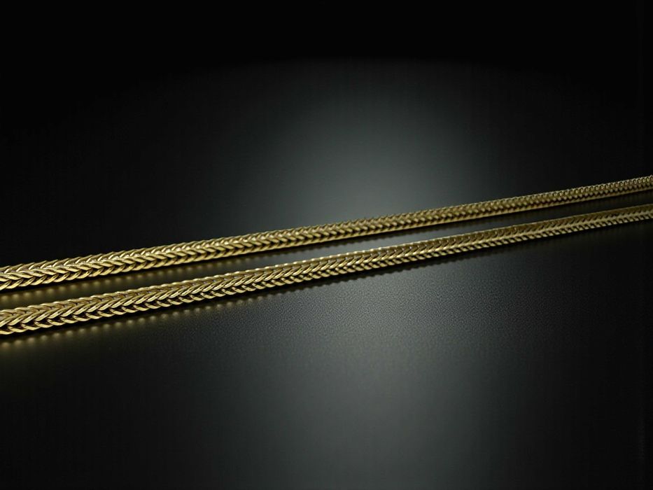 Piękny łańcuszek I 750 I Splot Lisi ogon I Świetny stan