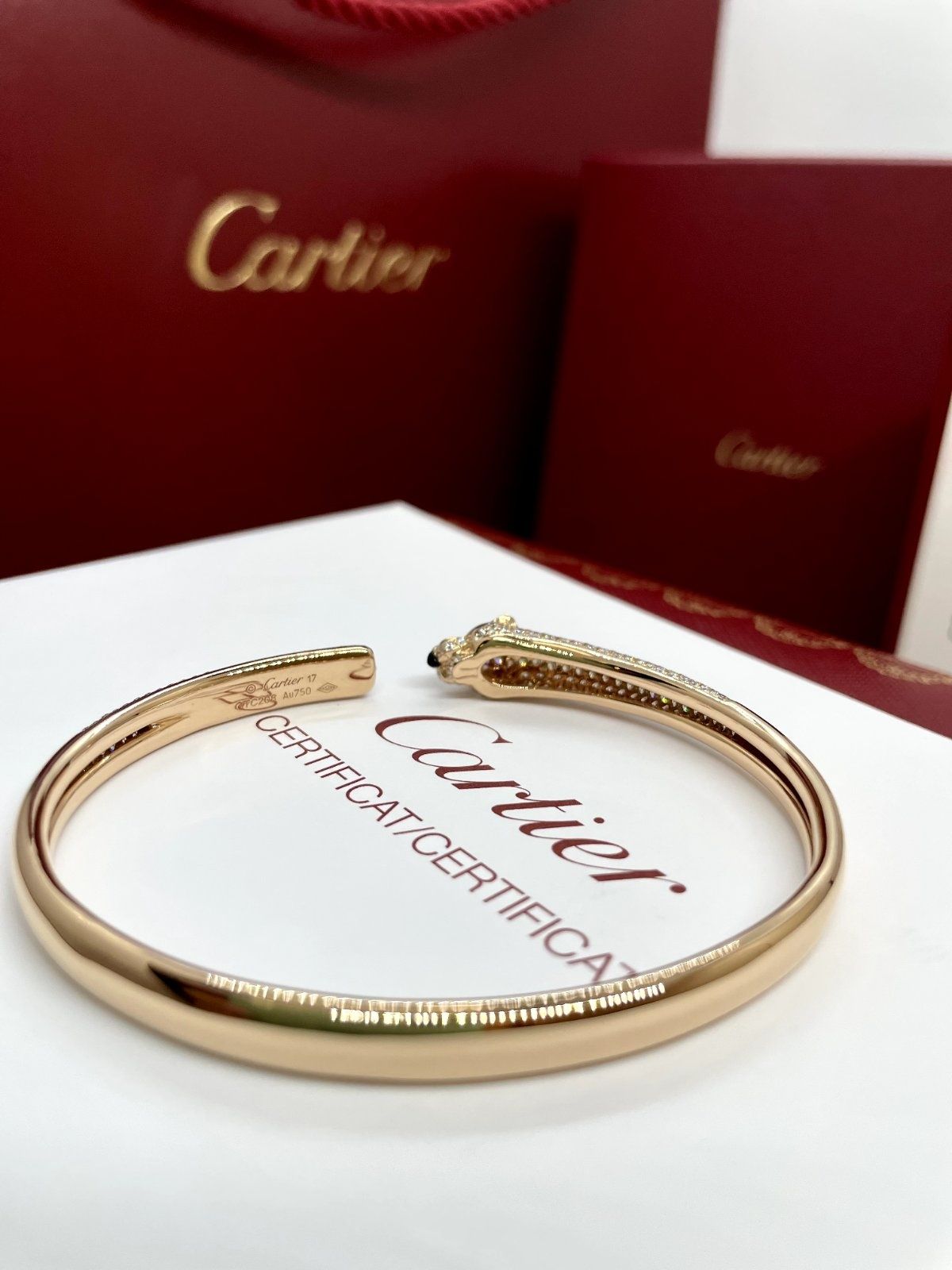 Золотой Браслет Panthere DE Cartier