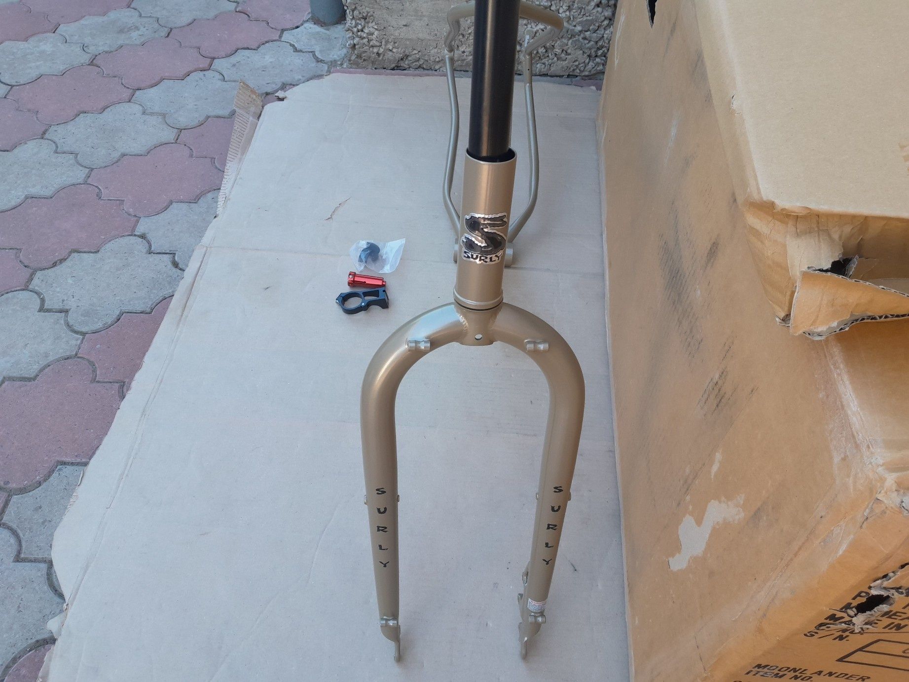 Surly moonlander fatbike фреймсет