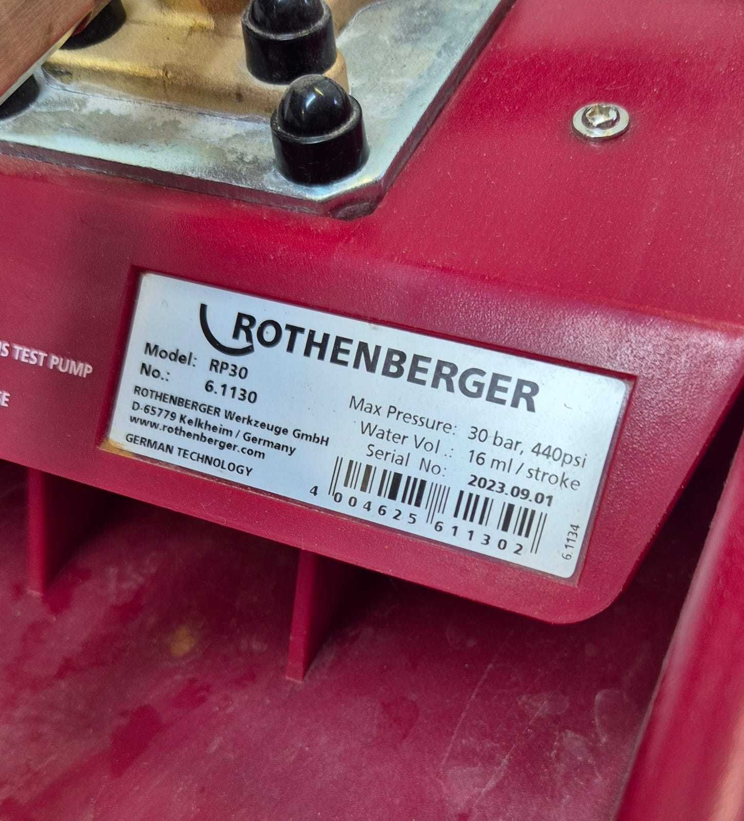 Pompa kontrolna Rothenberger RP 30