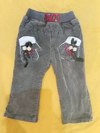 Штаны утеплённые детские брюки джинсы одежда вещи